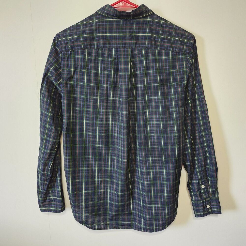 Polo Ralph Lauren Youth Large 14-16 Plaid Button Down Shirt Cotton Pony Logo - Picture 4 of 10